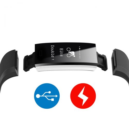  Juboury Fitness Tracker, Smart Bracelet mit Pulsmesser Herzfrequenzmesser,Aktivitatstracker,Schrittzahler,SchlafMonitor,Kalorienzahler Fitness Uhr fuer Android und IOS Smartphones(R