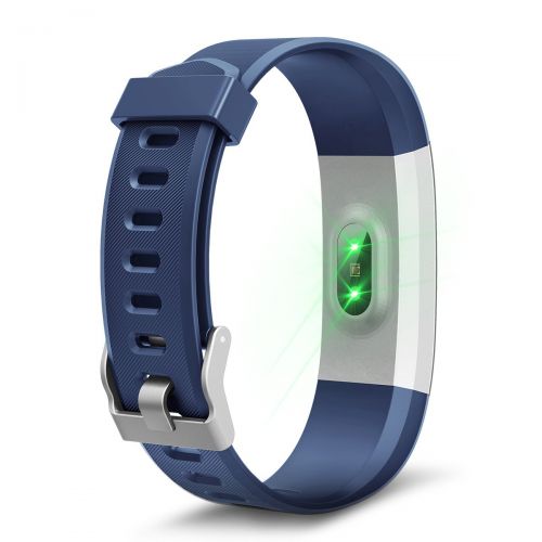  Juboury Fitness Tracker, Smart Bracelet mit Pulsmesser Herzfrequenzmesser,Aktivitatstracker,Schrittzahler,SchlafMonitor,Kalorienzahler Fitness Uhr fuer Android und IOS Smartphones(B