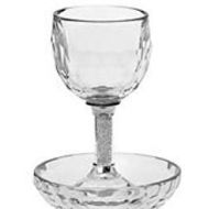 [아마존베스트]Judaica Kiddush Cup Crystal with tray 5.75