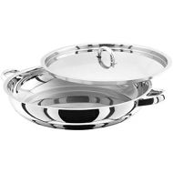 Judge 36cm Edelstahl Paella Pfanne, Silver, 36 cm