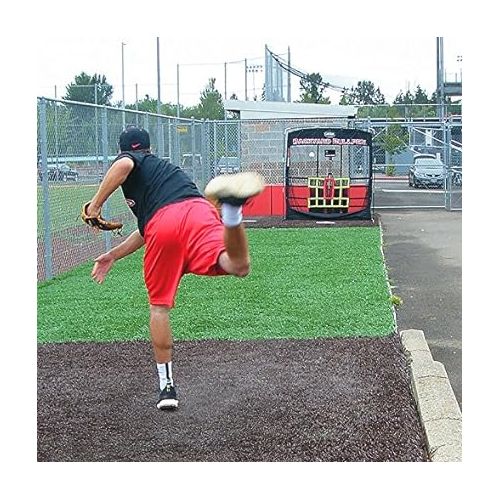  JUGS SPORTS Men's Backyard Bullpen Package for Baseball Screen, Radar Cube & Baseballs, Black