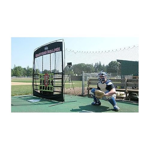  JUGS SPORTS Men's Backyard Bullpen Package for Baseball Screen, Radar Cube & Baseballs, Black