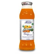 Lakewood Organic Orange Carrot Juice, 12.5-Ounce Bottles (Pack of 12)