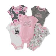 Juicy+Couture Juicy Couture Baby Girls 5 Pack Bodysuits