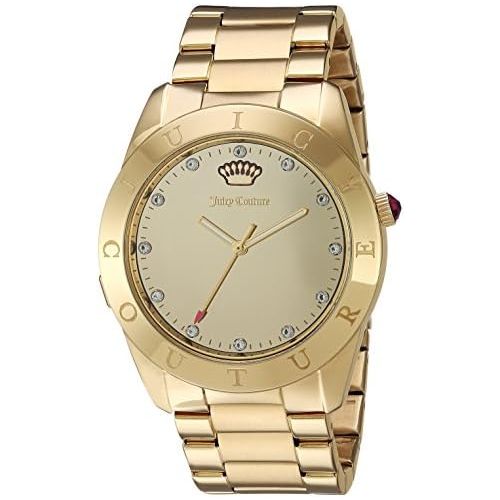 쥬시꾸뛰르 Juicy+Couture Juicy Couture Womens Connect Quartz Tone and Gold Plated Smart Watch(Model: 1901500)