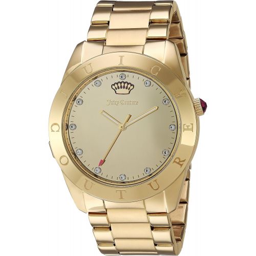 쥬시꾸뛰르 Juicy+Couture Juicy Couture Womens Connect Quartz Tone and Gold Plated Smart Watch(Model: 1901500)