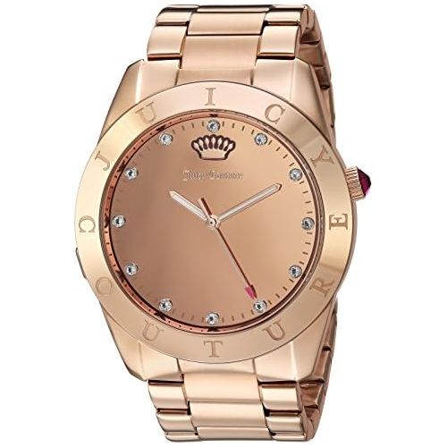 쥬시꾸뛰르 Juicy+Couture Juicy Couture Womens Couture Connect Quartz Gold-Tone Smart Watch(Model: 1901501)