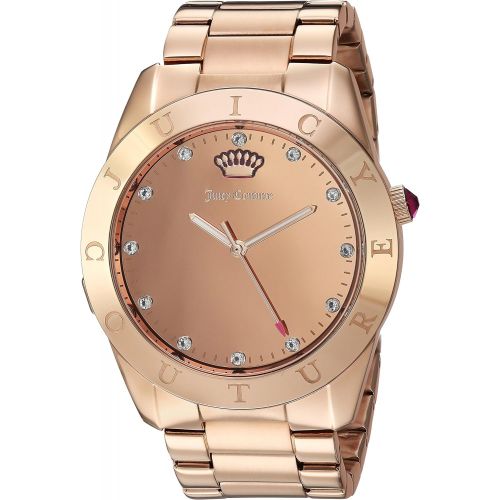 쥬시꾸뛰르 Juicy+Couture Juicy Couture Womens Couture Connect Quartz Gold-Tone Smart Watch(Model: 1901501)