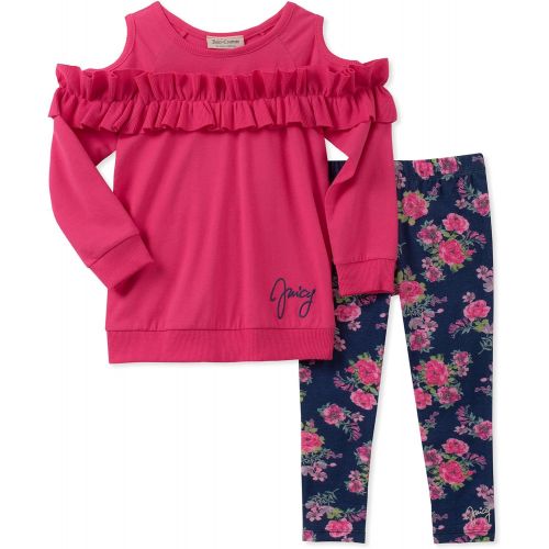 쥬시꾸뛰르 Juicy+Couture Juicy Couture Baby Girls 2 Pieces Tunic Legging Set