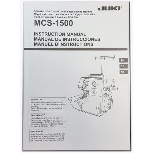  Juki MCS 1500 Cover Stitch and Chain Stitch Machine