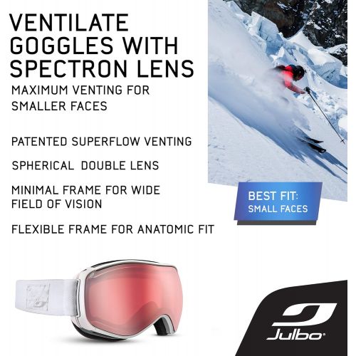  Julbo Ventilate Snow Goggles with Polycarbonate Spectron Lens