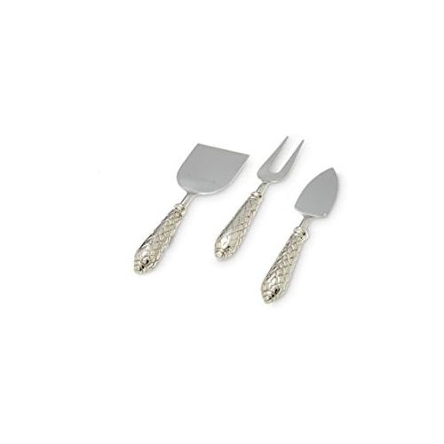  [아마존베스트]Julia Knight Florentine Silver Cheese Serving Set, One Size