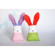 Jumatamade Easter bunnies toys set fabric bunny rabbit stuffed animal toys