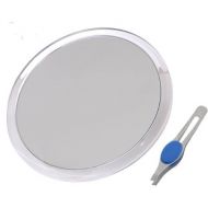 Jumbl JUMBL Large Suction Cup Magnifying Mirror with Precision Tweezer (5X, 10 Inch)