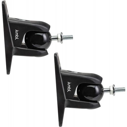  Jumbl SINSB7B ProGrip Ultra Stainless Steel Speaker Wall Mount Bracket , Black, Pair of 2