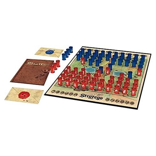  Jumbo, Stratego - Original, Strategy Board Game, 2 Players, Ages 8 Year Plus