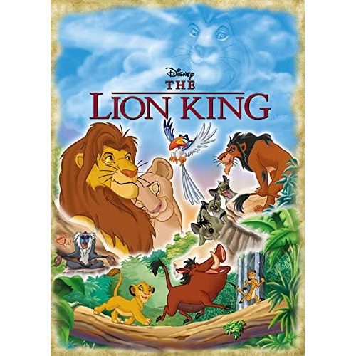  Jumbo 18823 Disney Classic Collection The Lion King 1000 Piece Jigsaw Puzzle, Multi