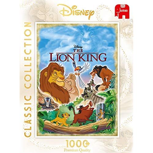  Jumbo 18823 Disney Classic Collection The Lion King 1000 Piece Jigsaw Puzzle, Multi