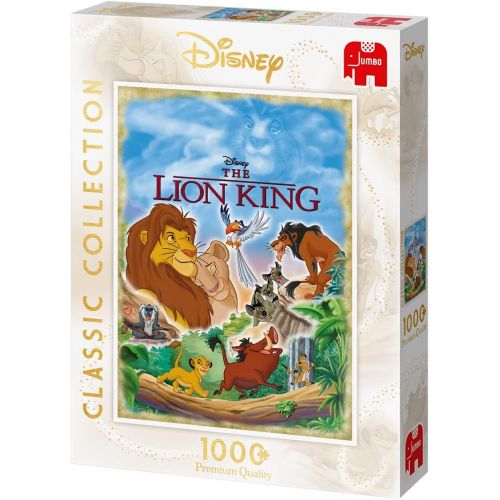  Jumbo 18823 Disney Classic Collection The Lion King 1000 Piece Jigsaw Puzzle, Multi