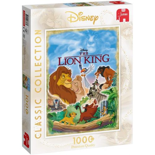  Jumbo 18823 Disney Classic Collection The Lion King 1000 Piece Jigsaw Puzzle, Multi