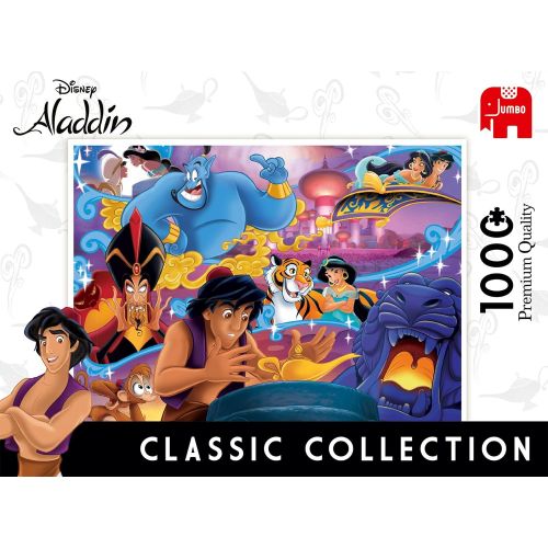  Jumbo 18825 Disney Classic Collection Aladdin 1000 Piece Jigsaw Puzzle