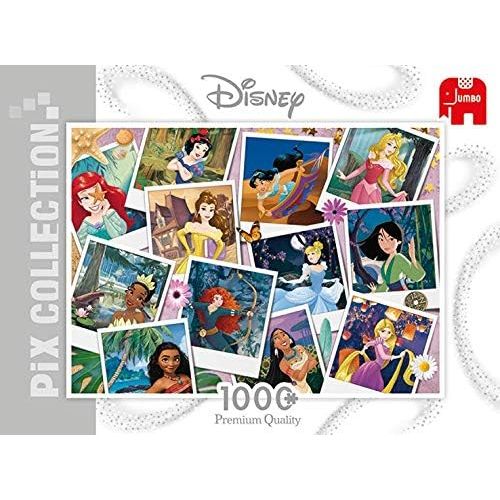  Jumbo, Disney Pix Collection Princess Selfies, Disney Jigsaw Puzzles for Adults, 1,000 Piece