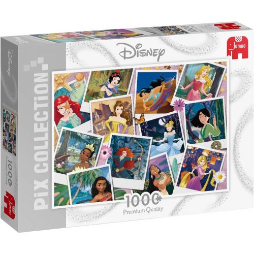  Jumbo, Disney Pix Collection Princess Selfies, Disney Jigsaw Puzzles for Adults, 1,000 Piece