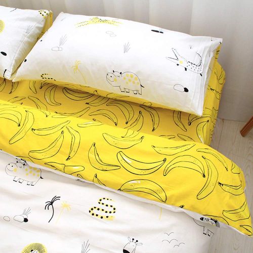  Jumeey Dinosaur Duvet Cover Sets Queen Colorful Bedding Sets Full Size Teen Girls Boys Dark Blue Cartoon Comforter Set 100% Cotton 3 Piece-1 Duvet Cover with Zipper Closure,2 Envel