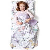 [아마존베스트]JumpOff Jo Toddler Nap Mat - Sleeping Bag for Preschool and Daycare - Fairy Blossom - 43 x 21 Inches