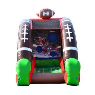 JumpOrange Inflatable Outdoor Backyard Footall Games for Kids & Adults, Bounce House with Blower and Football