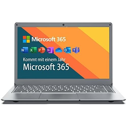 점퍼 [아마존베스트]Jumper Laptop 13.3 Inch with Microsoft Office 365 FHD Computer PC 4GB RAM 64GB eMMC Intel Celeron CPU, Windows 10, Dual Band WLAN, USB 3.0 Supports 256GB TF Card and 1TB SSD Extens