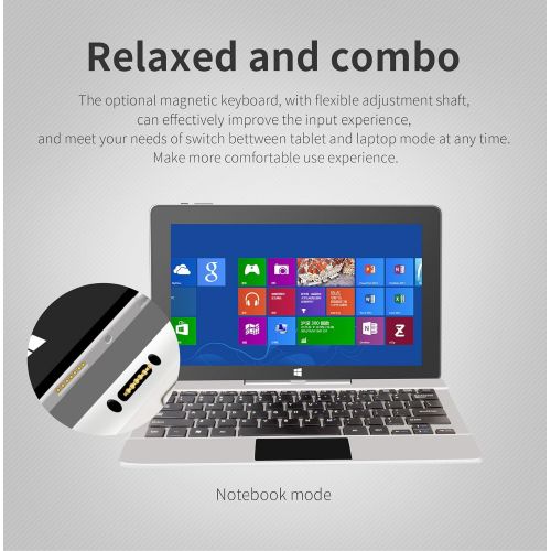 점퍼 Jumper EZpad 6 pro IPS Touch Screen 1080P 6GB 64GB 2 in 1 Laptop 11.6 Inch Intel Quad Core Processor Tablets Pc (with Keyboard)