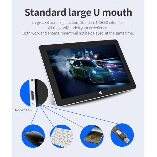 점퍼 Jumper EZpad 6 pro IPS Touch Screen 1080P 6GB 64GB 2 in 1 Laptop 11.6 Inch Intel Quad Core Processor Tablets Pc (with Keyboard)