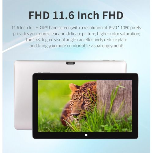 점퍼 Jumper EZpad 6 pro IPS Touch Screen 1080P 6GB 64GB 2 in 1 Laptop 11.6 Inch Intel Quad Core Processor Tablets Pc (with Keyboard)