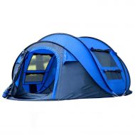 JunXian Camping Tent Outdoor 3-4persons Automatic Speed Open Throwing pop up Windproof Beach Camping Tent