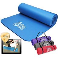 [아마존베스트]Jung & Durstig Yoga Mat, Gym Mat, Sports Mat, Fitness Mat, Non-Slip with Carry Strap, 180 x 60 x 1 cm