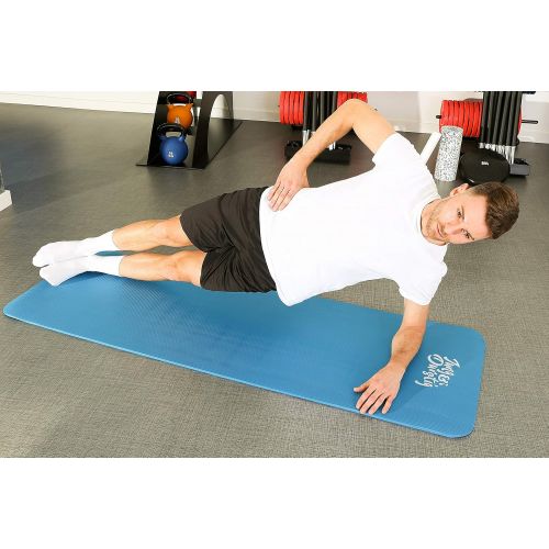  [아마존베스트]Jung & Durstig Yoga Mat, Gym Mat, Sports Mat, Fitness Mat, Non-Slip with Carry Strap, 180 x 60 x 1 cm