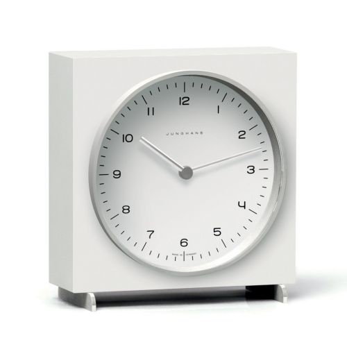  Junghans Max Bill Quartz Table Clock | White 3632210.00