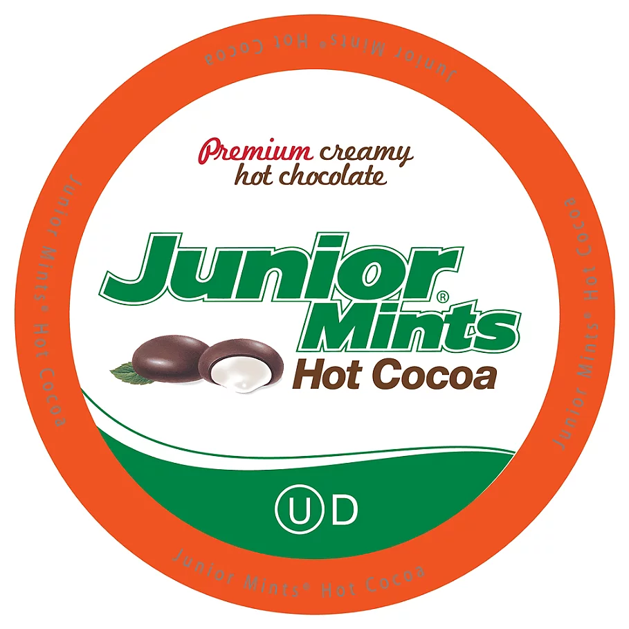  18-Count Junior Mints Mint Hot Cocoa for Single Serve Coffee Makers