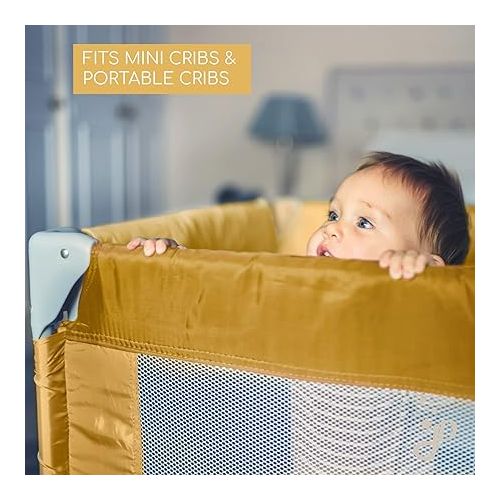  Mini Crib Mattress | 2-Stage Dual Firmness | Infant and Toddler Bed Mattress | Hypoallergenic and Water-Repellent | Greenguard Gold Certified Baby Bed Mattress for Cribs