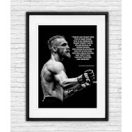 /JunkJunkieLd Conor Mcgregor UFC Quote Poster