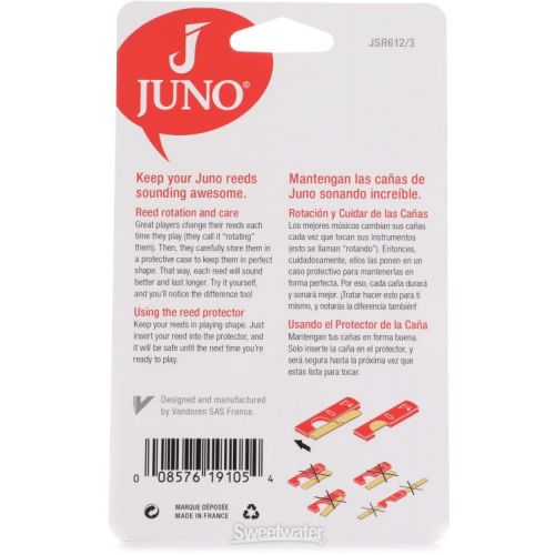  Juno JSR612/3 Alto Saxophone Reeds - 2.0 (3-pack)