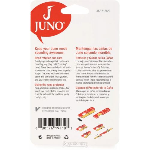  Juno JSR7125/3 Tenor Saxophone Reeds - 2.5 (3-pack)