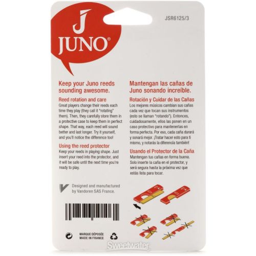  Juno JSR6125/3 Alto Saxophone Reeds - 2.5 (3-pack)