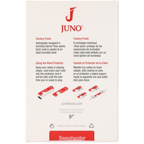  Juno JSR61225 Alto Saxophone Reeds - 2.0 (25-pack)