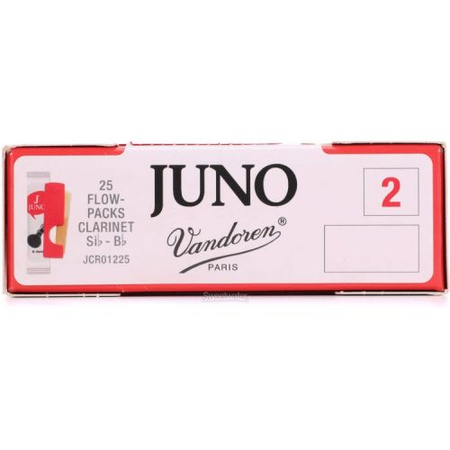  Juno JCR01225 Bb Clarinet Reeds - 2.0 (25-pack)