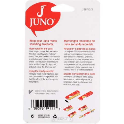  Juno JSR713/3 Tenor Saxophone Reeds - 3.0 (3-pack)
