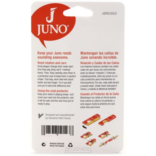  Juno JSR5125/3 Soprano Saxophone Reeds - 2.5 (3-pack)