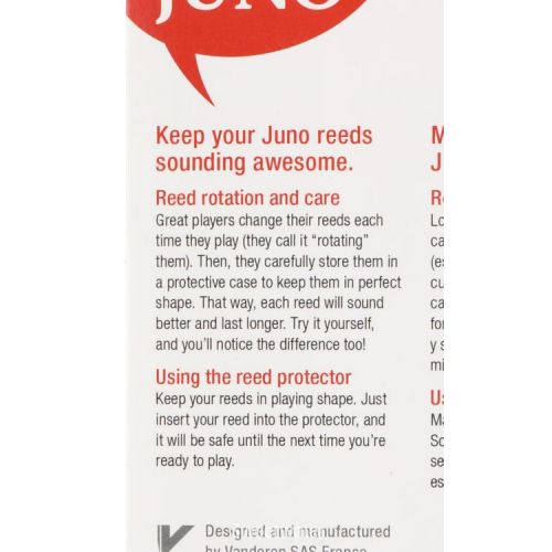  Juno JCR3125/3 Bass Clarinet Reeds - 2.5 (3-pack)
