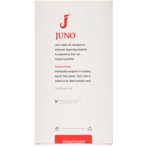  Juno JSR712525 Tenor Saxophone Reeds - 2.5 (25-pack)